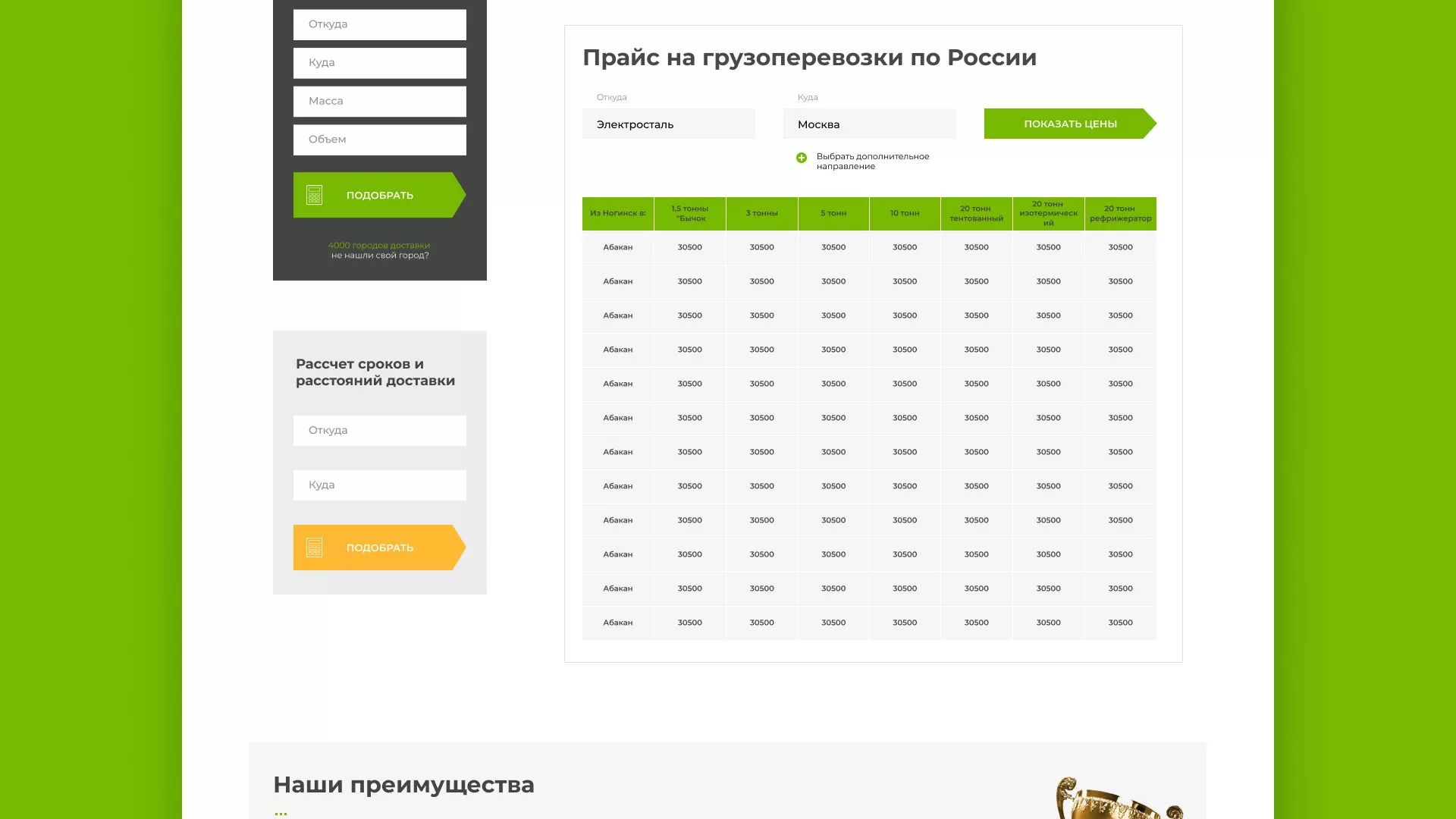 Разработка логотипа и сайта компании «Инком-Логистика» в Новом Осколе
