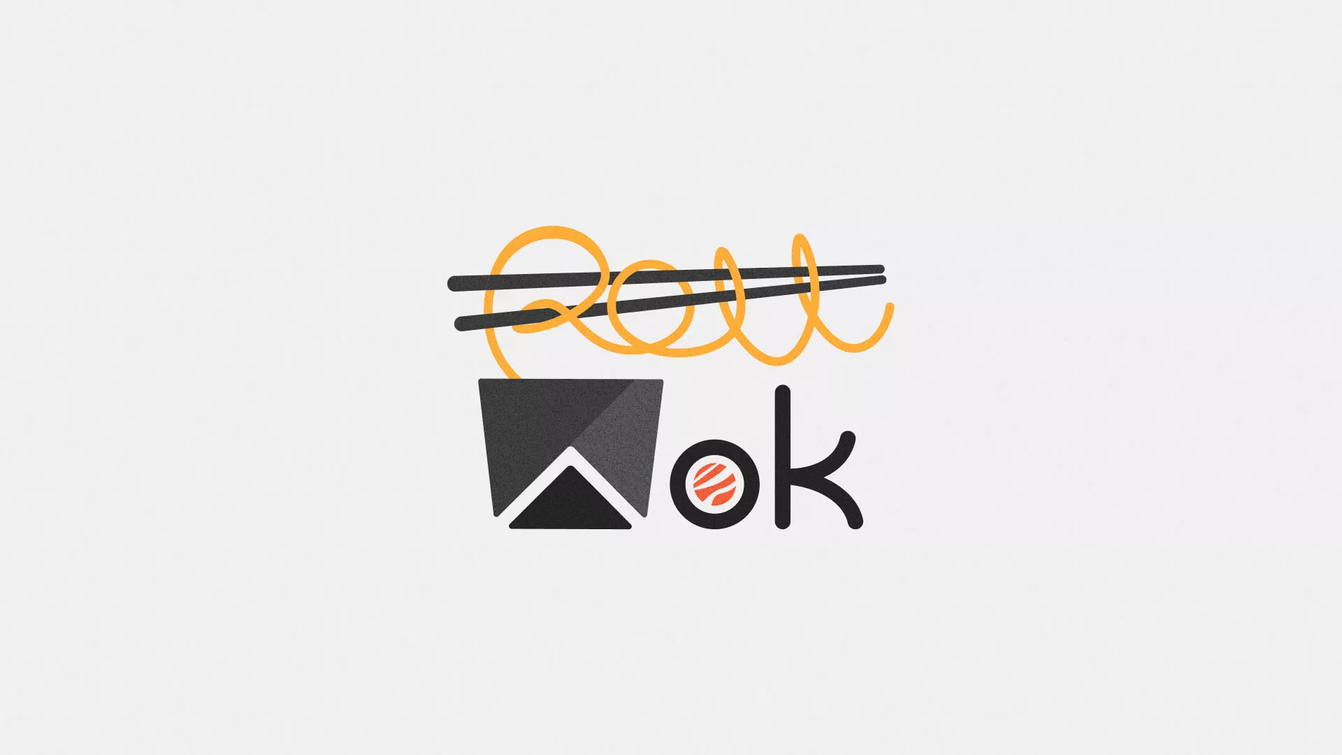 Разработка логотипа в Новом Осколе для суши-бара «Roll Wok Club» Разработка логотипа в Новом Осколе для суши-бара «Roll Wok Club»